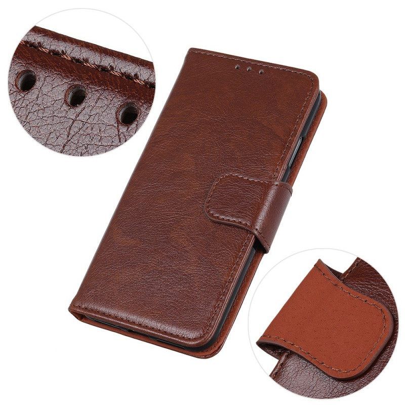 Κάλυμμα iPhone 14 Pro Split Nappa Leather